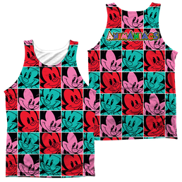 Animaniacs Squares (Front/Back Print) - Men's All Over Print Tank Top Men's All Over Print Tank Animaniacs   