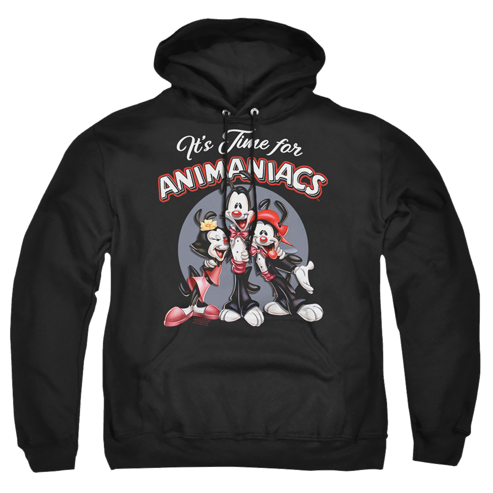 Animaniacs Its Time For - Pullover Hoodie Pullover Hoodie Animaniacs   