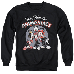Animaniacs Its Time For - Men's Crewneck Sweatshirt Men's Crewneck Sweatshirt Animaniacs   