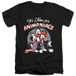 Animaniacs Its Time For - Men's V-Neck T-Shirt Men's V-Neck T-Shirt Animaniacs   