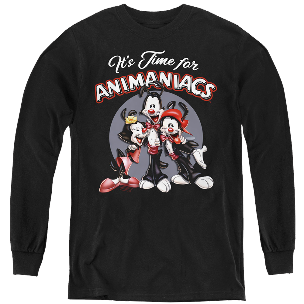 Animaniacs Its Time For - Youth Long Sleeve T-Shirt Youth Long Sleeve T-Shirt Animaniacs   