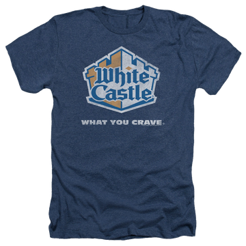 White Castle Distressed Logo - Men's Heather T-Shirt Men's Heather T-Shirt White Castle   