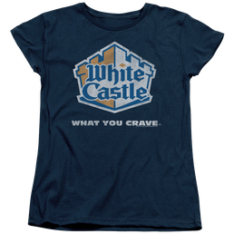 White Castle Distressed Logo - Women's T-Shirt Women's T-Shirt White Castle   