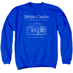 White Castle By The Sack - Men's Crewneck Sweatshirt Men's Crewneck Sweatshirt White Castle   