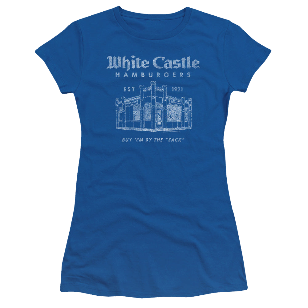 White Castle By The Sack - Juniors T-Shirt Juniors T-Shirt White Castle   