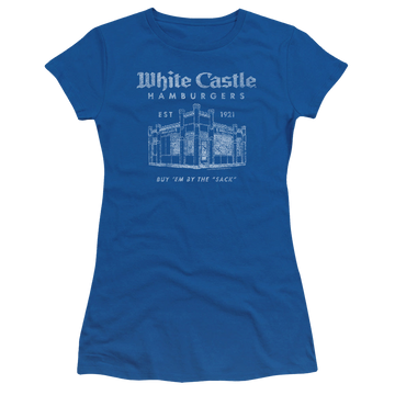 Royal juniors t-shirt with White Castle By The Sack graphic