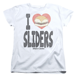 White Castle I Heart Sliders - Women's T-Shirt Women's T-Shirt White Castle   