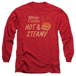 White Castle Hot & Steamy - Men's Long Sleeve T-Shirt Men's Long Sleeve T-Shirt White Castle   