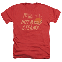 White Castle Hot & Steamy - Men's Heather T-Shirt Men's Heather T-Shirt White Castle   