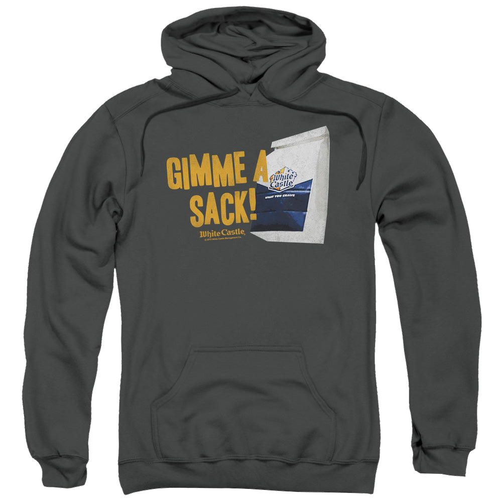 White Castle Gimmie A Sack - Pullover Hoodie Pullover Hoodie White Castle   