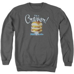White Castle Craver - Men's Crewneck Sweatshirt Men's Crewneck Sweatshirt White Castle   