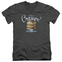 White Castle Craver - Men's V-Neck T-Shirt Men's V-Neck T-Shirt White Castle   