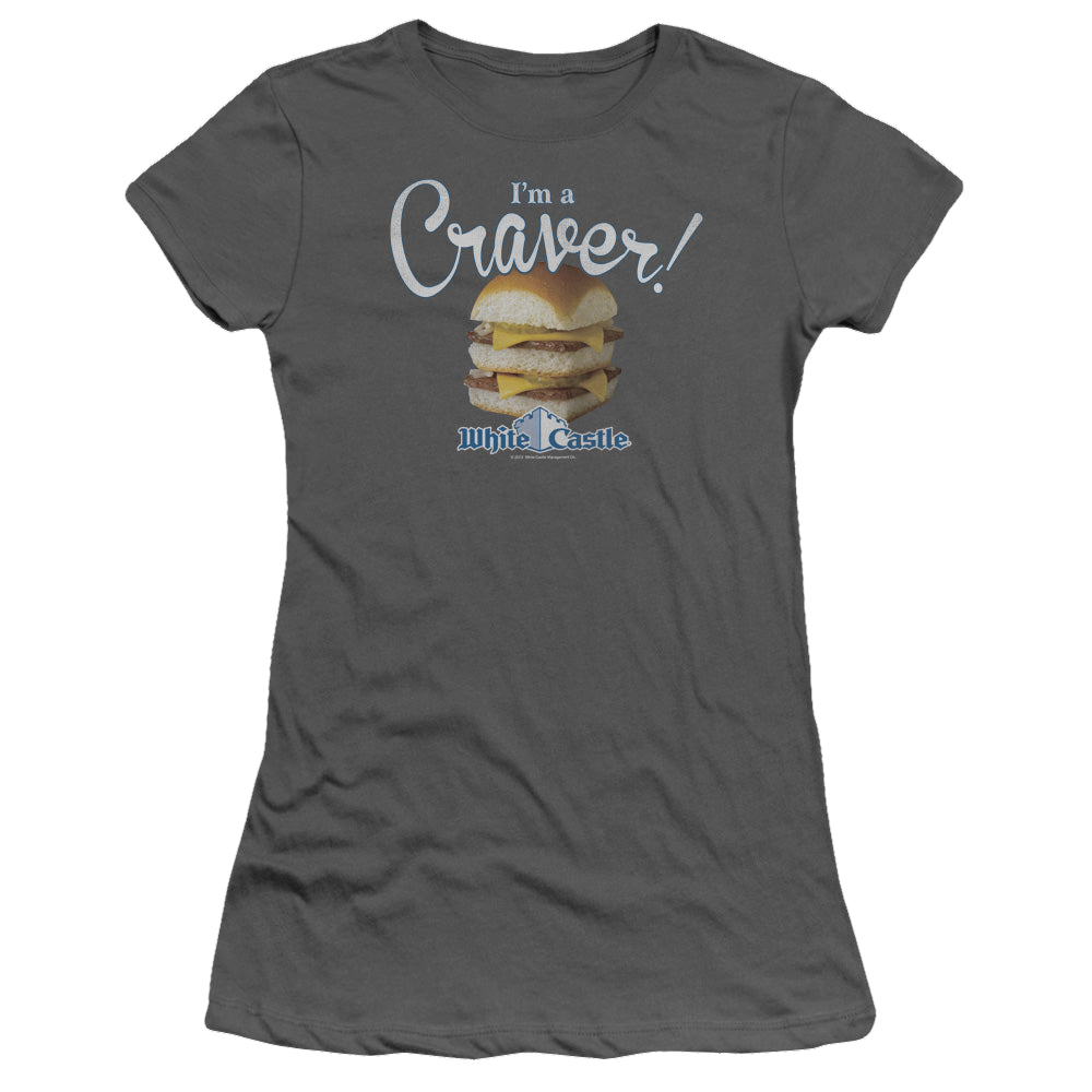 White Castle Craver - Juniors T-Shirt Juniors T-Shirt White Castle   