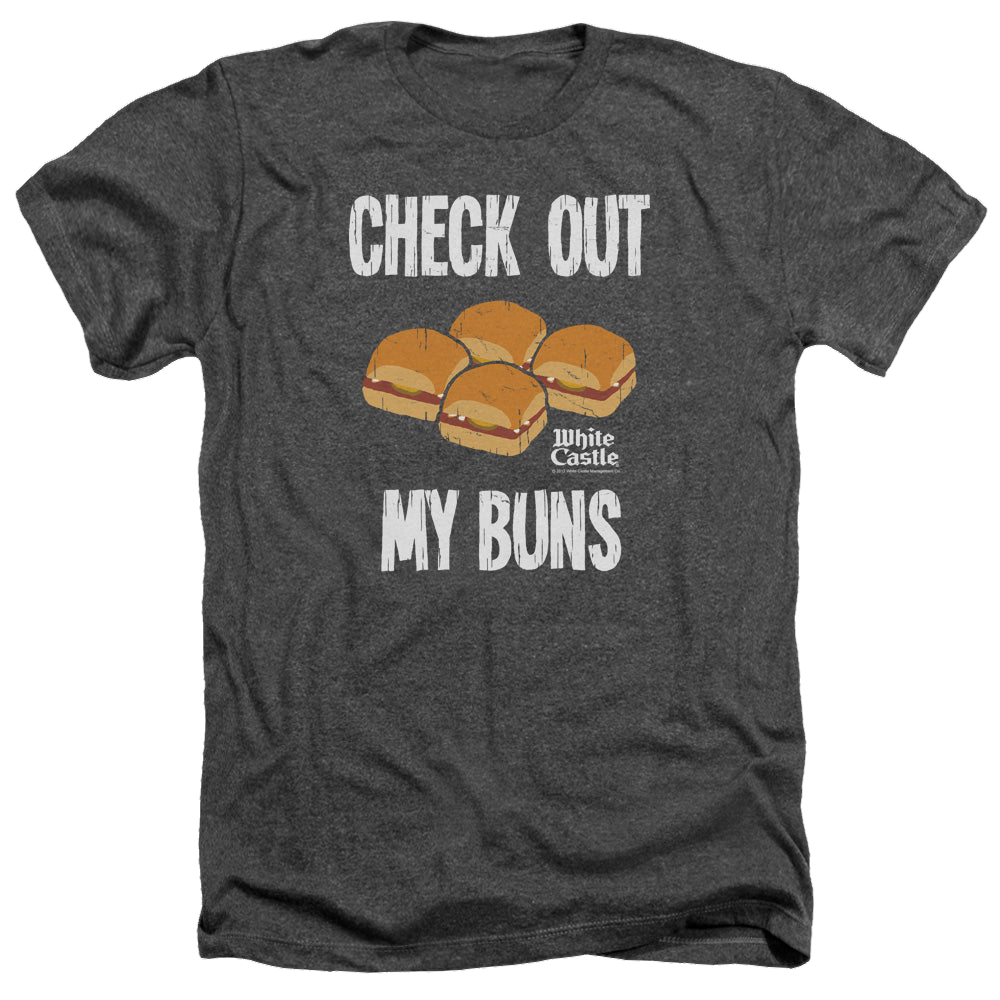 White Castle My Buns - Men's Heather T-Shirt Men's Heather T-Shirt White Castle   