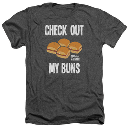 White Castle My Buns - Men's Heather T-Shirt Men's Heather T-Shirt White Castle   