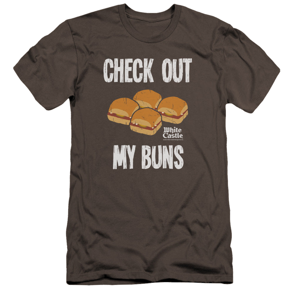 White Castle My Buns - Men's Premium Slim Fit T-Shirt Men's Premium Slim Fit T-Shirt White Castle   