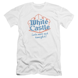 White Castle Lets Eat - Men's Premium Slim Fit T-Shirt Men's Premium Slim Fit T-Shirt White Castle   