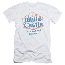 White Castle Lets Eat - Men's Slim Fit T-Shirt Men's Slim Fit T-Shirt White Castle   
