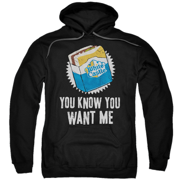 White Castle Want Me - Pullover Hoodie Pullover Hoodie White Castle   