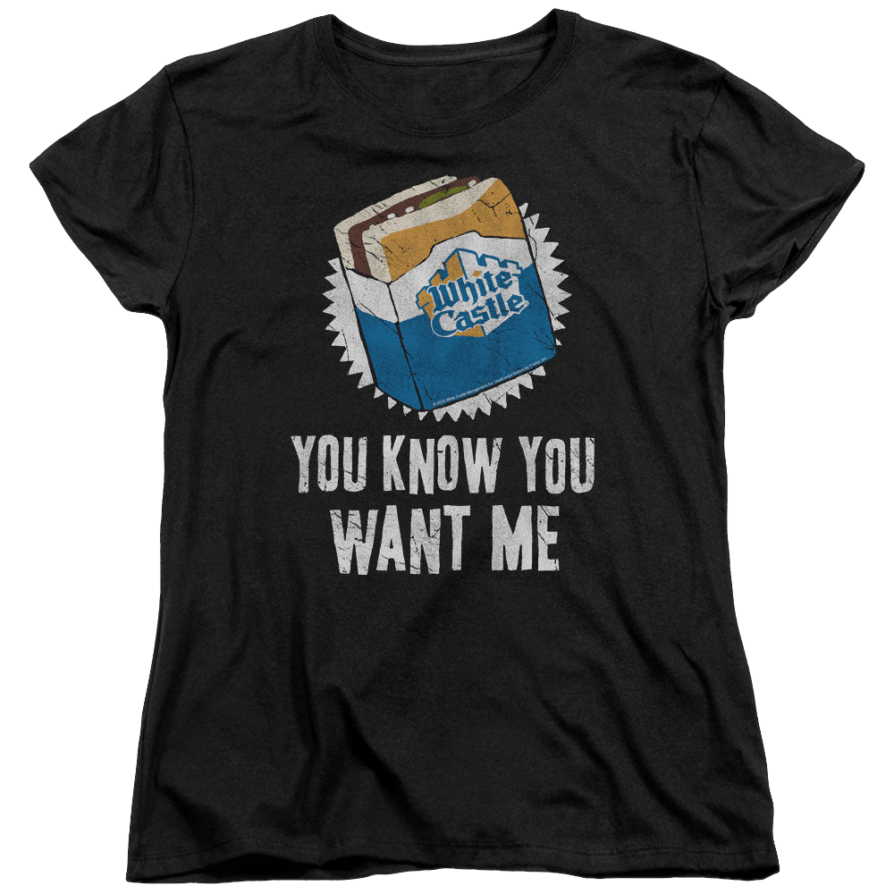 White Castle Want Me - Women's T-Shirt Women's T-Shirt White Castle   