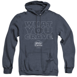 White Castle Craving - Heather Pullover Hoodie Heather Pullover Hoodie White Castle   
