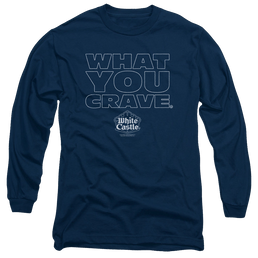 White Castle Craving - Men's Long Sleeve T-Shirt Men's Long Sleeve T-Shirt White Castle   