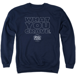 White Castle Craving - Men's Crewneck Sweatshirt Men's Crewneck Sweatshirt White Castle   