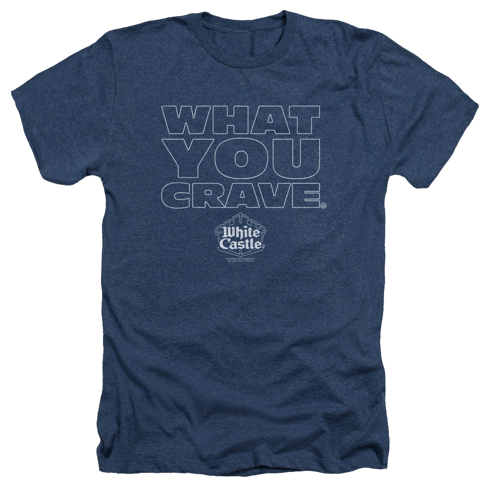 White Castle Craving - Men's Heather T-Shirt Men's Heather T-Shirt White Castle   