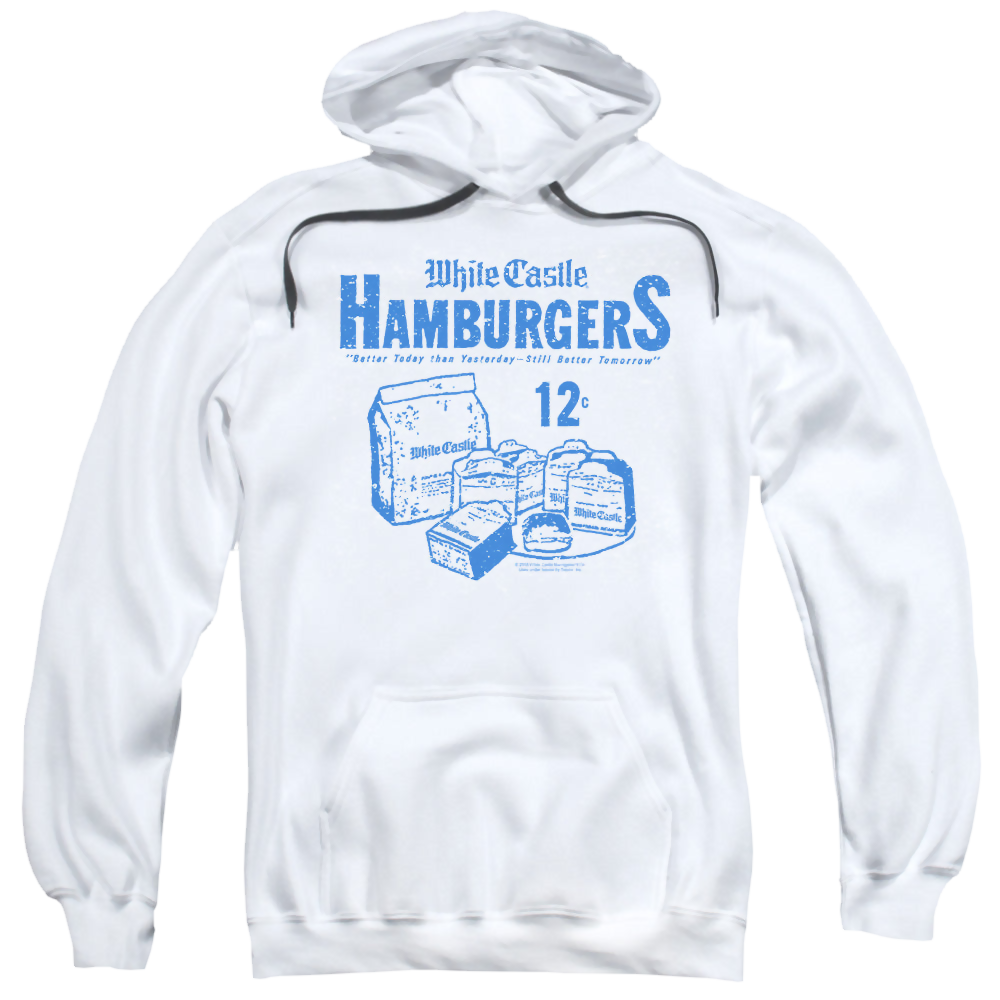 White Castle 12 Cents - Pullover Hoodie Pullover Hoodie White Castle   