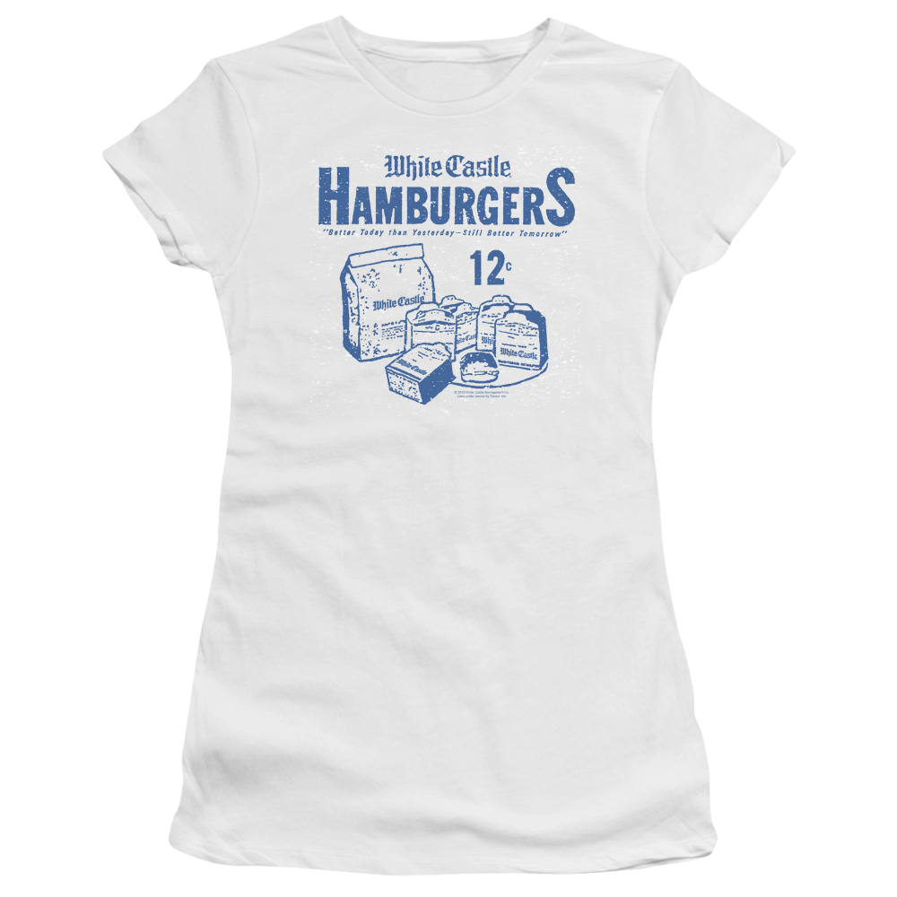 White Castle 12 Cents - Juniors T-Shirt Juniors T-Shirt White Castle   
