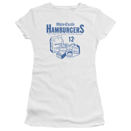 White Castle 12 Cents - Juniors T-Shirt Juniors T-Shirt White Castle   
