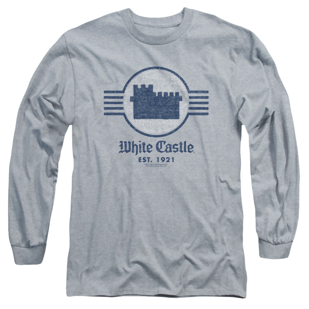 White Castle Emblem - Men's Long Sleeve T-Shirt Men's Long Sleeve T-Shirt White Castle   
