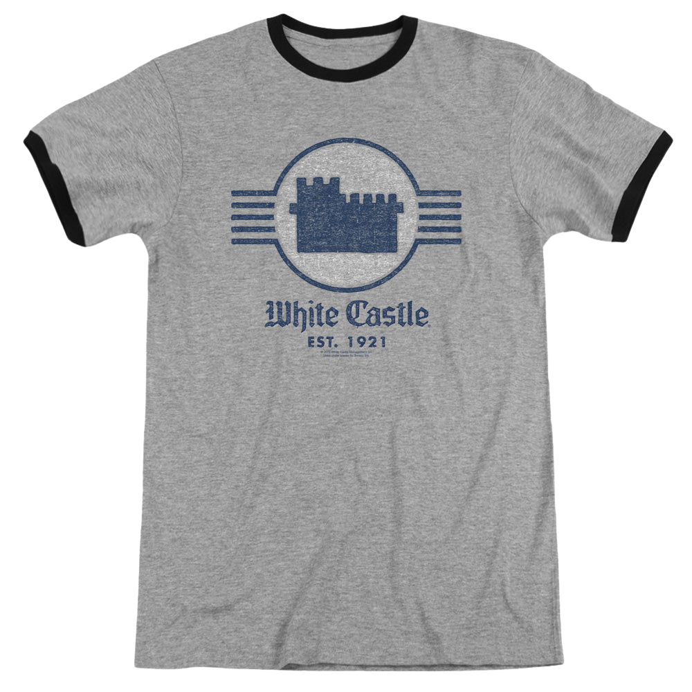 White Castle Emblem - Men's Ringer T-Shirt Men's Ringer T-Shirt White Castle   