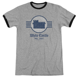White Castle Emblem - Men's Ringer T-Shirt Men's Ringer T-Shirt White Castle   
