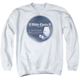 White Castle National Institution - Men's Crewneck Sweatshirt Men's Crewneck Sweatshirt White Castle   