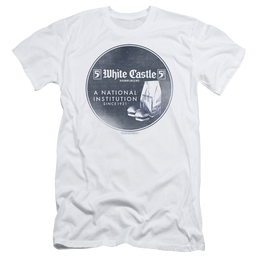 White Castle National Institution - Men's Slim Fit T-Shirt Men's Slim Fit T-Shirt White Castle   