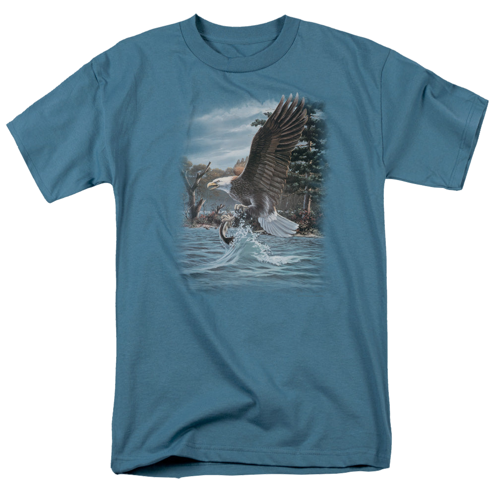 Wild Wings The North Woods Bald Eagle - Men's Regular Fit T-Shirt Men's Regular Fit T-Shirt Wild Wings   