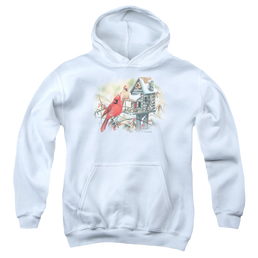 Wild Wings Cardinals Rustic Retreat - Youth Hoodie Youth Hoodie (Ages 8-12) Wild Wings   
