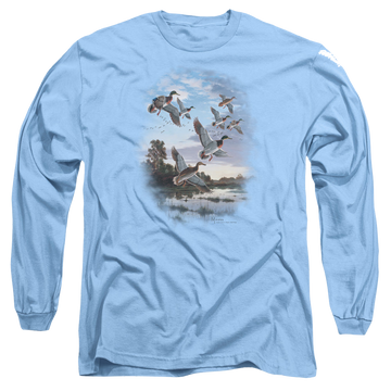 Wild Wings Evening Flight Mallards - Men's Long Sleeve T-Shirt Men's Long Sleeve T-Shirt Wild Wings   