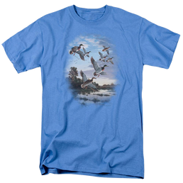 Wild Wings Evening Flight Mallards - Men's Regular Fit T-Shirt Men's Regular Fit T-Shirt Wild Wings   