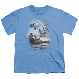 Wild Wings Evening Flight Mallards - Youth T-Shirt Youth T-Shirt (Ages 8-12) Wild Wings   