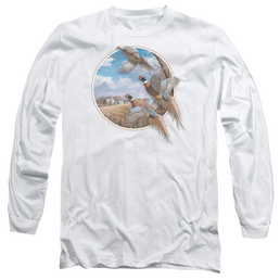 Wild Wings October Memories Pheasants - Men's Long Sleeve T-Shirt Men's Long Sleeve T-Shirt Wild Wings   
