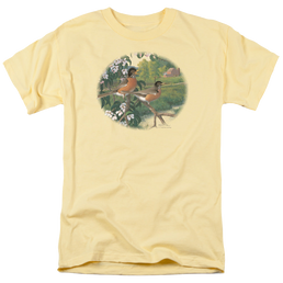 Wild Wings Apple Blossom Time Robins - Men's Regular Fit T-Shirt Men's Regular Fit T-Shirt Wild Wings   
