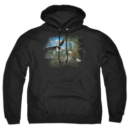 Wild Wings Spring Bald Eagles - Pullover Hoodie Pullover Hoodie Wild Wings   