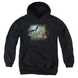 Wild Wings Spring Bald Eagles - Youth Hoodie Youth Hoodie (Ages 8-12) Wild Wings   