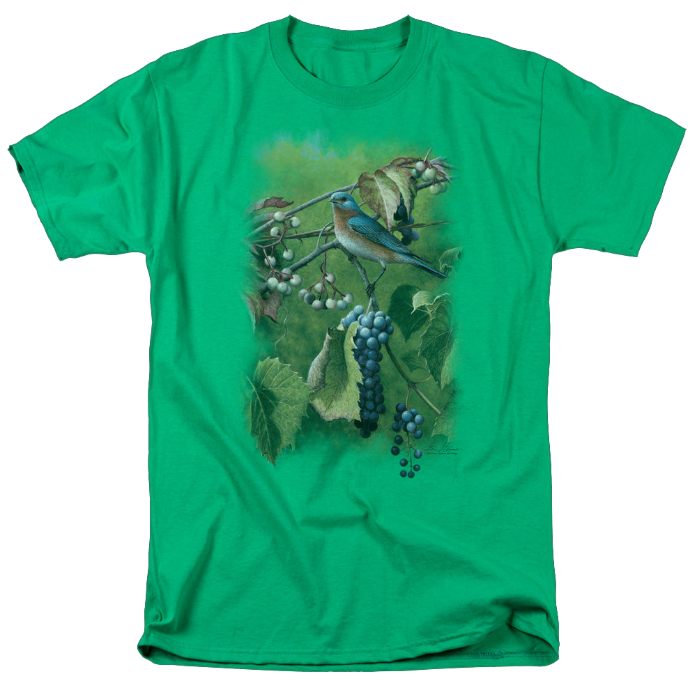 Wild Wings Summertime Estrn Bluebird - Men's Regular Fit T-Shirt Men's Regular Fit T-Shirt Wild Wings   