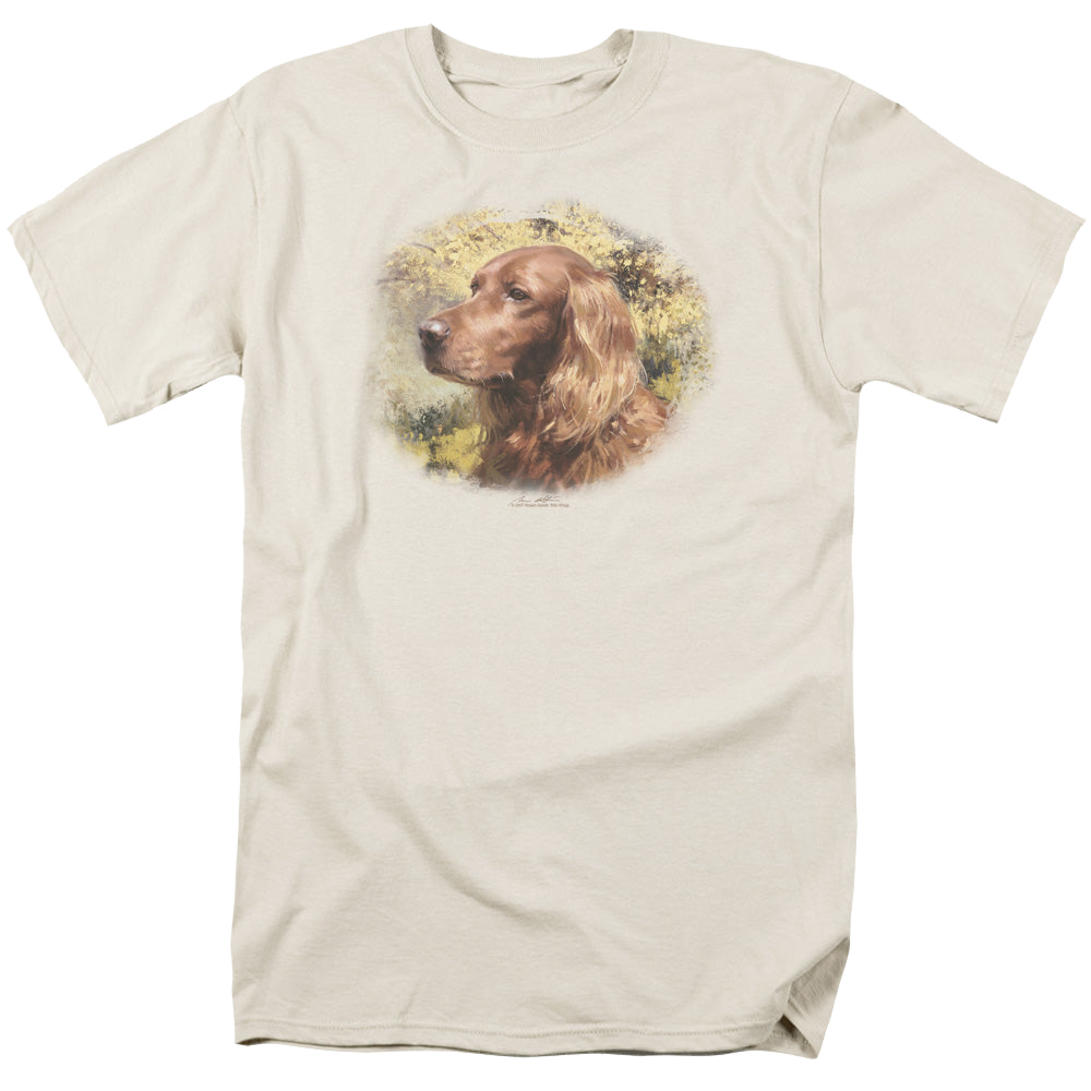 Wild Wings Irish Setter Head - Men's Regular Fit T-Shirt Men's Regular Fit T-Shirt Wild Wings   