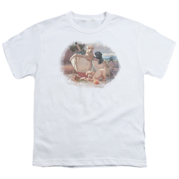 Wild Wings Lunch Break Lab Pups - Youth T-Shirt Youth T-Shirt (Ages 8-12) Wild Wings   