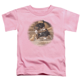 Wild Wings Getting Acquainted - Toddler T-Shirt Toddler T-Shirt Wild Wings   