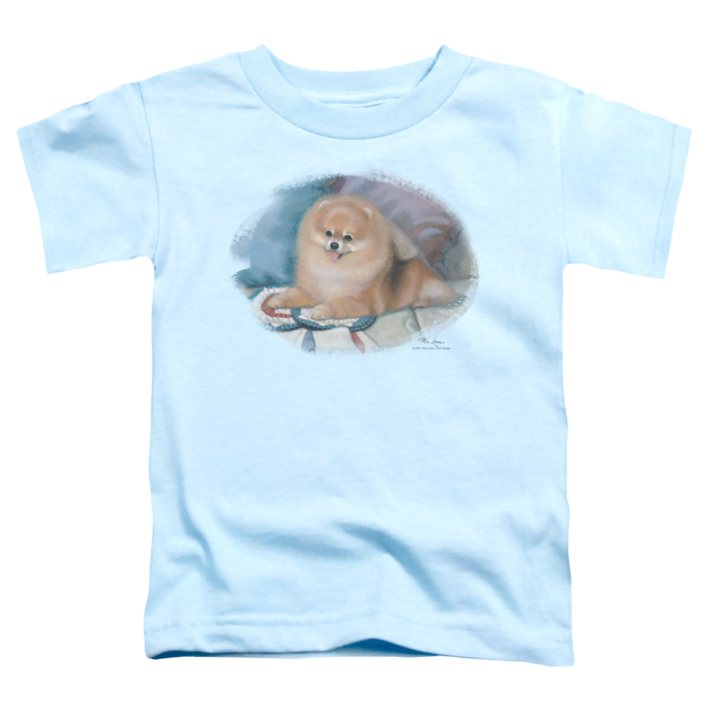 Wild Wings Pomeranian Portrait - Toddler T-Shirt Toddler T-Shirt Wild Wings   
